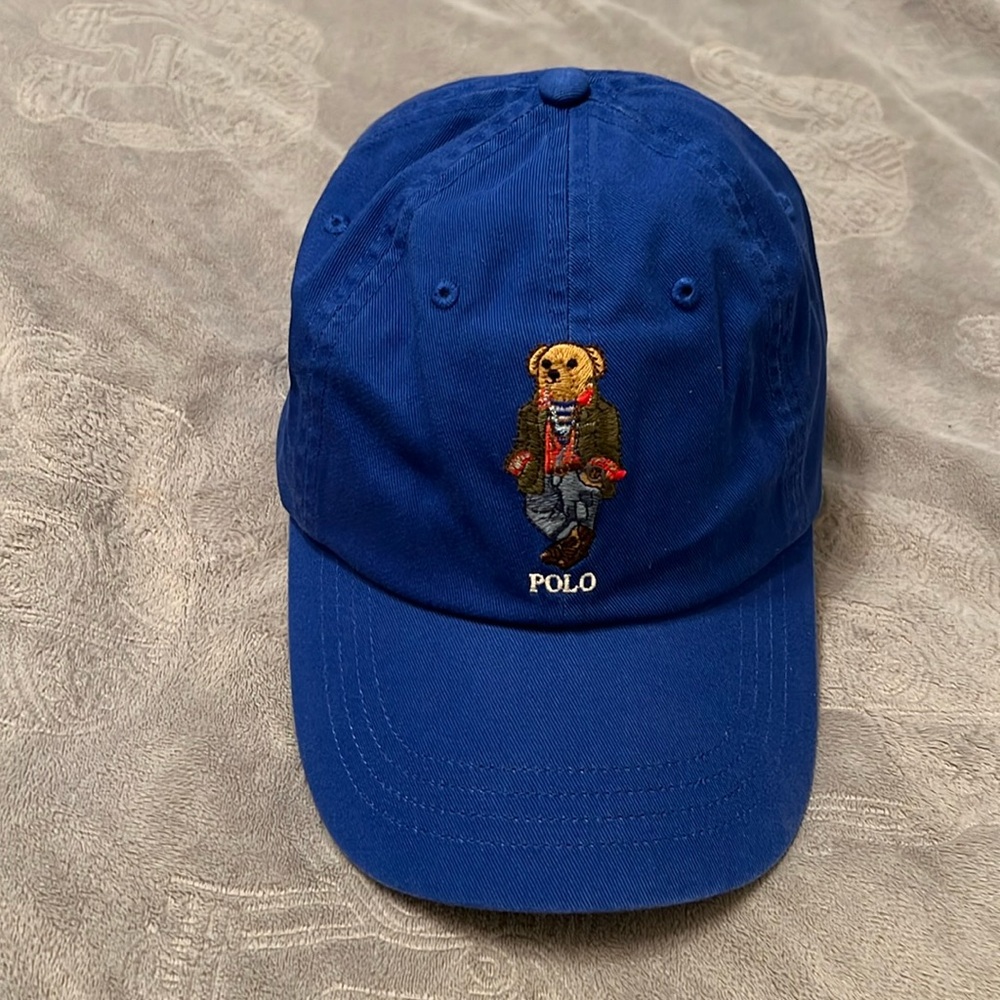 New mens POLO RALPH LAUREN Bear logo adjustable hat.